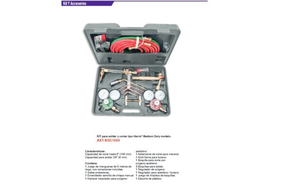 EQUIPO PARA SOLDAR Y CORTAR AXT-KSC1504